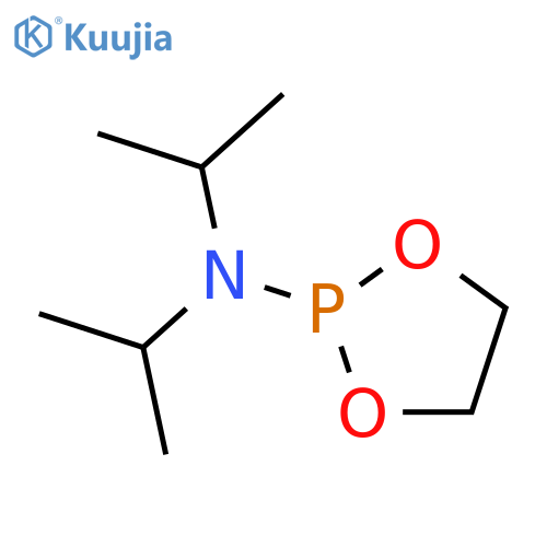 1,3,2-Dioxaphospholan-2-amine,N,N-bis(1-methylethyl)- structure