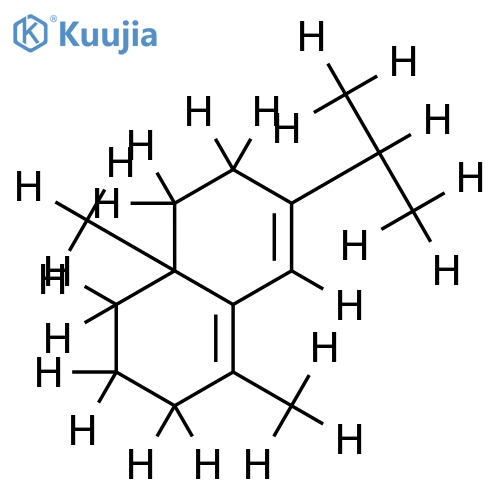 (+)-δ-Selinene structure
