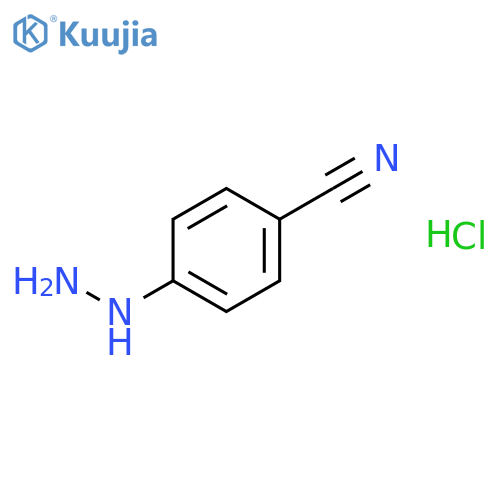 4-Cyanophenylhydrazine hydrochloride structure