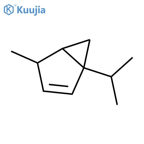Bicyclo[3.1.0]hex-2-ene,4-methyl-1-(1-methylethyl)- structure