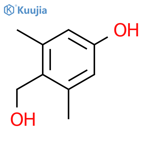 4-(Hydroxymethyl)-3,5-dimethylphenol structure