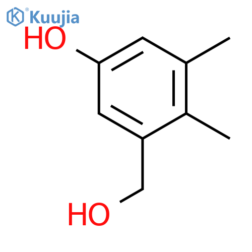 3-(Hydroxymethyl)-4,5-dimethylphenol structure