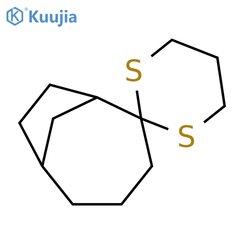 Spiro[bicyclo[4.2.1]nonane-2,2'-[1,3]dithiane](9CI) structure