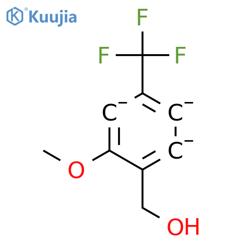 2-Methoxy-4-(trifluoromethyl)benzyl alcohol structure