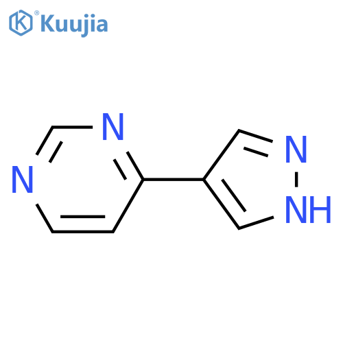 4-(1H-pyrazol-4-yl)pyrimidine structure