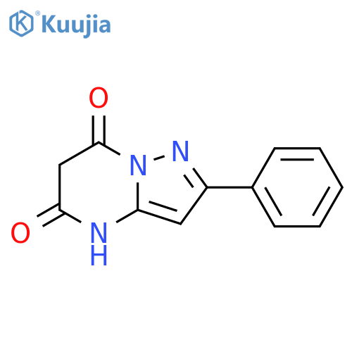 Pyrazolo[1,5-a]pyrimidine-5,7(4H,6H)-dione, 2-phenyl- structure