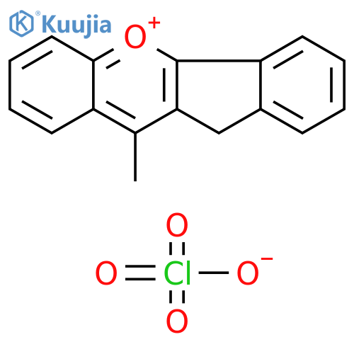 11H-Benz[b]indeno[2,1-e]pyrylium, 10-methyl-, perchlorate structure