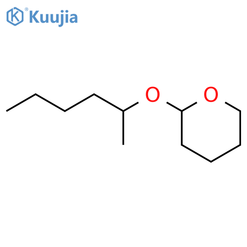 2H-Pyran, tetrahydro-2-[(1-methylpentyl)oxy]- structure