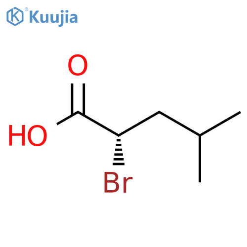 (S)-2-Bromo-4-methylpentanoic acid structure