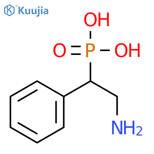 Phosphonic acid, (2-amino-1-phenylethyl)- structure