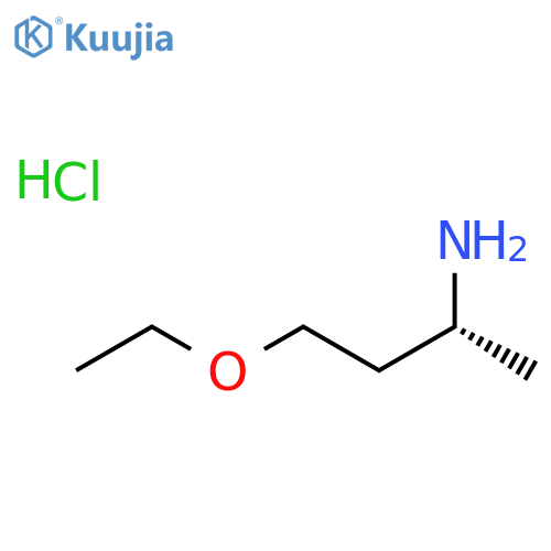2-Butanamine, 4-ethoxy-, hydrochloride (1:1), (2R)- structure
