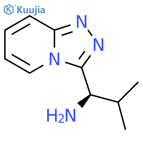 (αR)-α-(1-Methylethyl)-1,2,4-triazolo[4,3-a]pyridine-3-methanamine structure