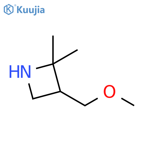 3-(Methoxymethyl)-2,2-dimethylazetidine structure