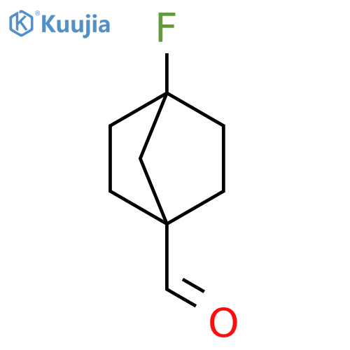 4-Fluorobicyclo[2.2.1]heptane-1-carboxaldehyde structure
