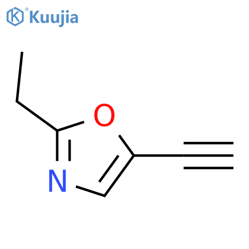 2-ethyl-5-ethynyl-1,3-oxazole structure