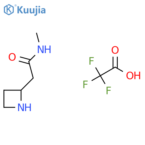 2-(azetidin-2-yl)-N-methylacetamide; trifluoroacetic acid structure