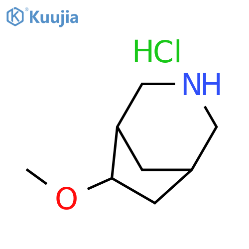 3-Azabicyclo[3.2.1]octane, 6-methoxy-, hydrochloride (1:1)  structure