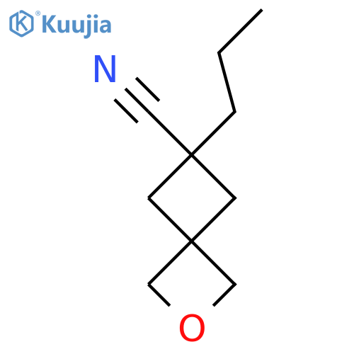 6-Propyl-2-oxaspiro[3.3]heptane-6-carbonitrile structure