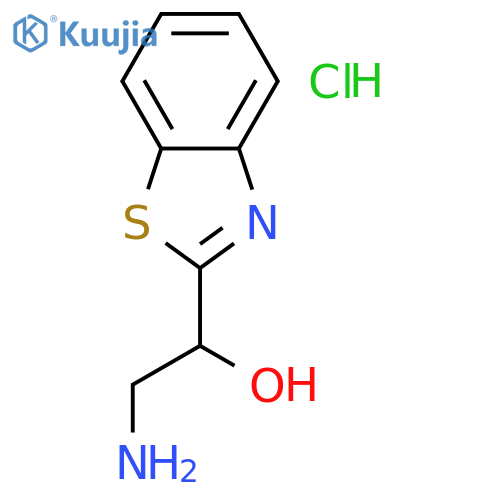 2-Benzothiazolemethanol, α-(aminomethyl)-, hydrochloride (1:2) structure