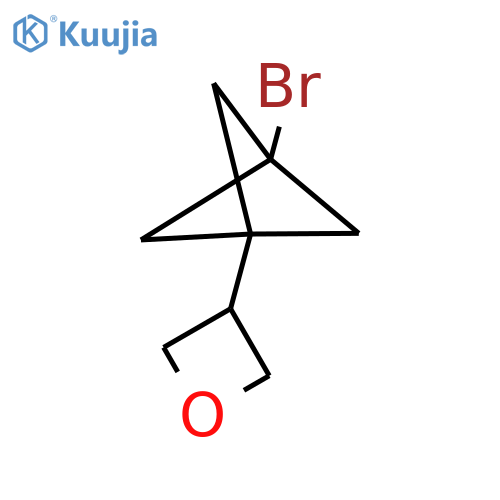 3-{3-Bromobicyclo[1.1.1]pentan-1-yl}oxetane structure
