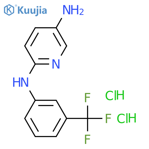2,5-Pyridinediamine, N2-[3-(trifluoromethyl)phenyl]-, hydrochloride (1:2)  structure