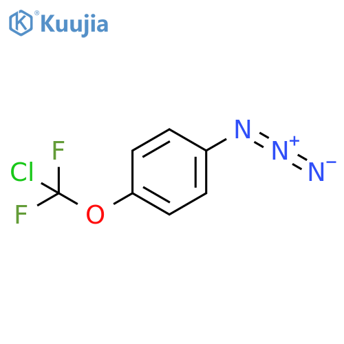 1-azido-4-(chlorodifluoromethoxy)benzene structure