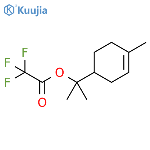 Acetic acid, 2,2,2-trifluoro-, 1-methyl-1-(4-methyl-3-cyclohexen-1-yl)ethyl ester structure