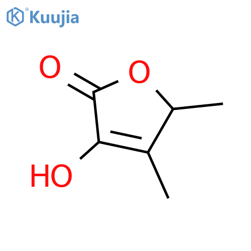 4,5-Dimethyl-3-hydroxy-2(5H)-furanone structure