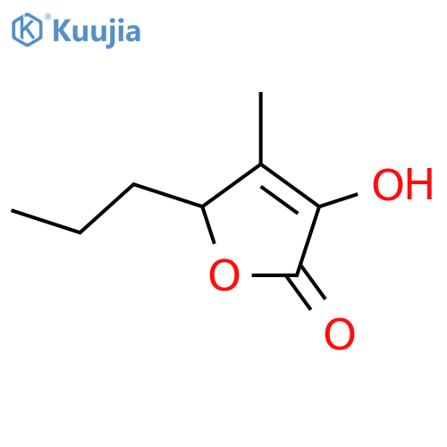 2(5H)-Furanone,3-hydroxy-4-methyl-5-propyl- structure