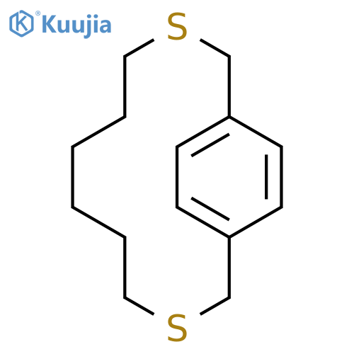 3,10-Dithiabicyclo[10.2.2]hexadeca-12,14,15-triene structure