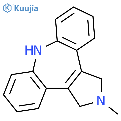 Dibenzo[b,f]pyrrolo[3,4-d]azepine, 1,2,3,8-tetrahydro-2-methyl- structure