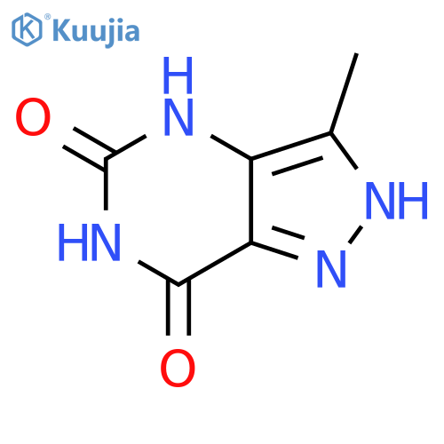 1H-Pyrazolo[4,3-d]pyrimidine-5,7(4H,6H)-dione,3-methyl- structure