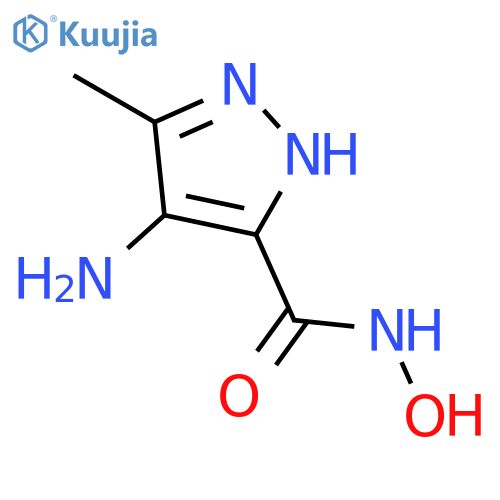 1H-Pyrazole-5-carboxamide,4-amino-N-hydroxy-3-methyl- structure