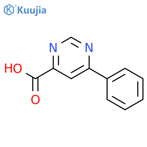 6-Phenylpyrimidine-4-carboxylic acid structure