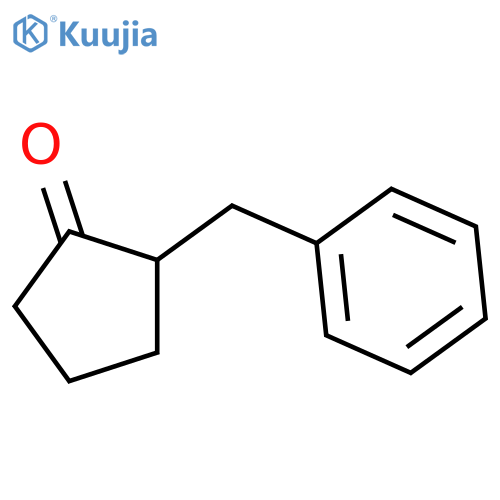 2-benzylcyclopentan-1-one structure