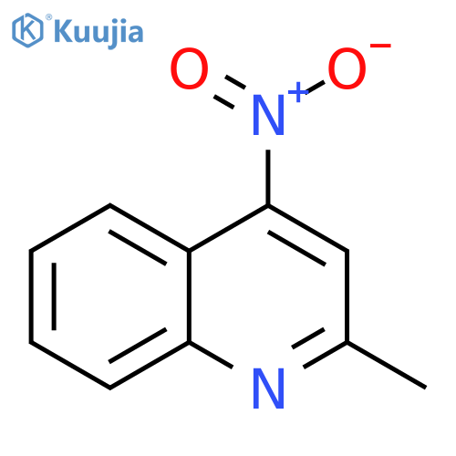 Quinoline,2-methyl-4-nitro- structure