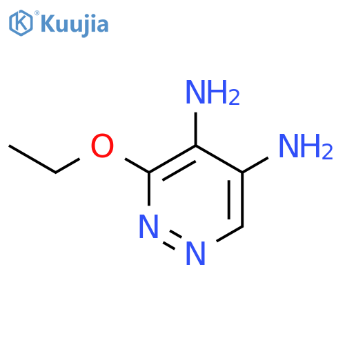 4,5-Pyridazinediamine,3-ethoxy- structure
