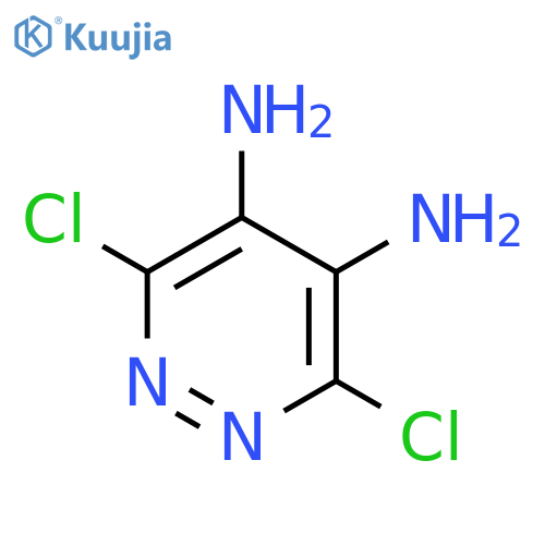 4,5-Pyridazinediamine, 3,6-dichloro- structure