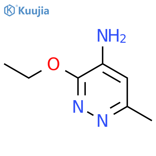 4-Pyridazinamine,3-ethoxy-6-methyl- structure