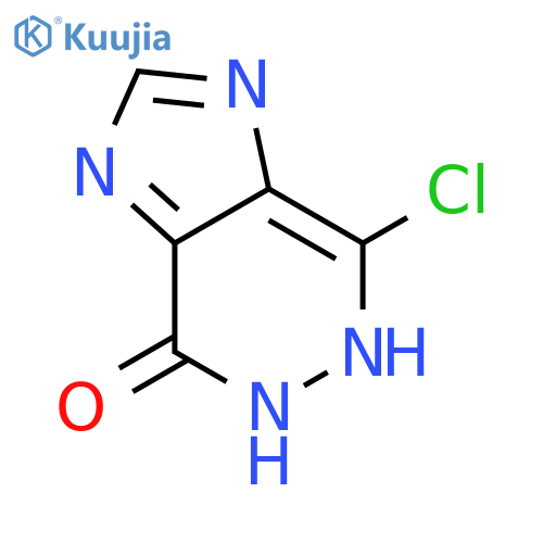 4H-Imidazo[4,5-d]pyridazin-4-one,7-chloro-1,5-dihydro- structure