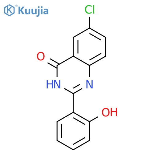 4(3H)-Quinazolinone,6-chloro-2-(2-hydroxyphenyl)- structure