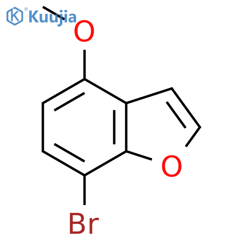 7-Bromo-4-methoxybenzofuran structure