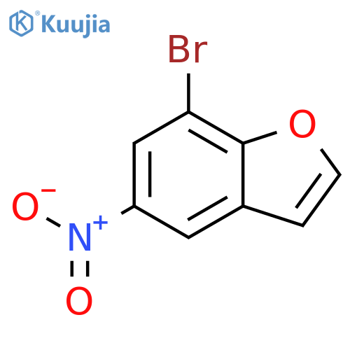 Benzofuran, 7-bromo-5-nitro- structure