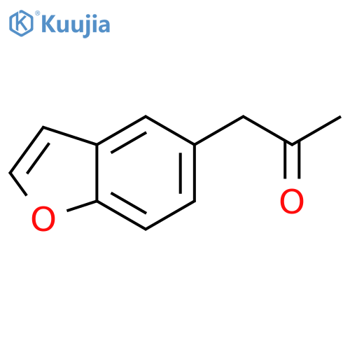 1-(1-benzofuran-5-yl)propan-2-one structure
