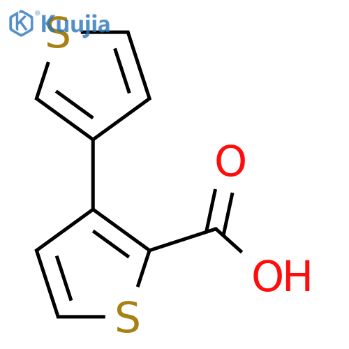 3-(Thiophen-3-yl)thiophene-2-carboxylic acid structure
