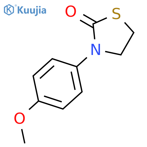 2-Thiazolidinone, 3-(4-methoxyphenyl)- structure