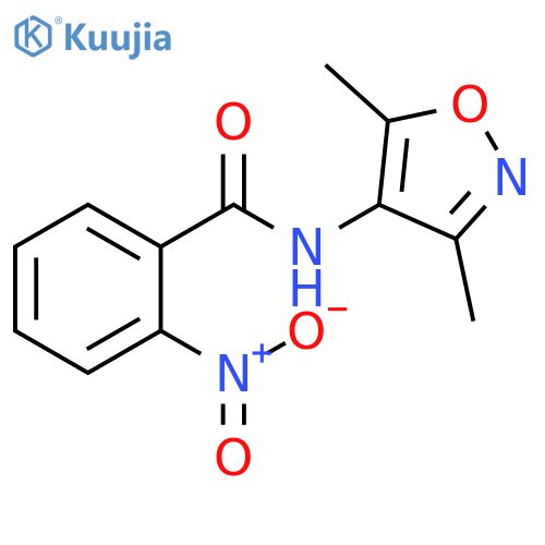 Benzamide, N-(3,5-dimethyl-4-isoxazolyl)-2-nitro- structure