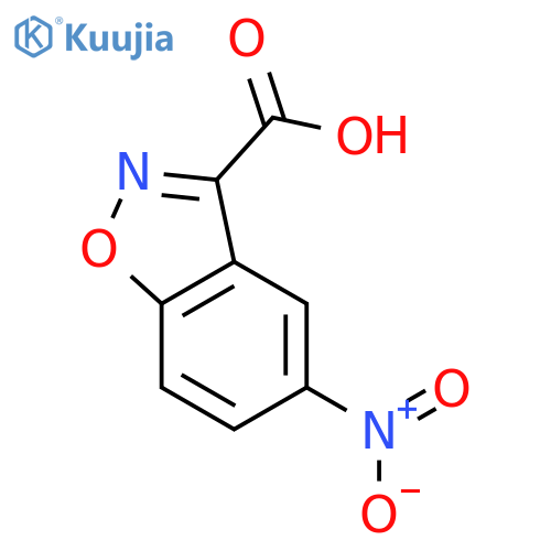 5-nitro-1,2-benzoxazole-3-carboxylic acid structure