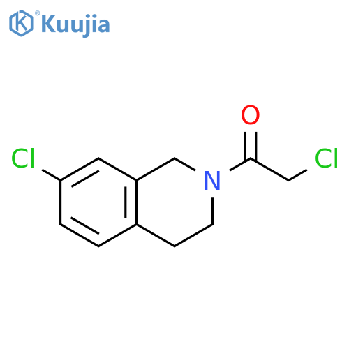 2-Chloro-1-(7-chloro-3,4-dihydro-2(1H)-isoquinolinyl)ethanone structure
