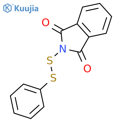 1H-Isoindole-1,3(2H)-dione, 2-(phenyldithio)- structure